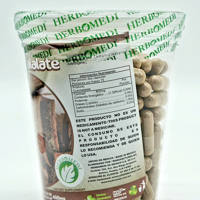Cuachalalate HERBOMEDI - Suplemento Alimenticio de 400mg