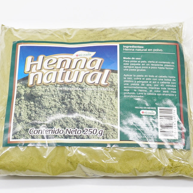 Henna Natural en Polvo para Cabello - Coloración y Cuidado Herbal | Contenido Neto 250 g