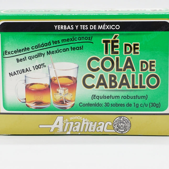 Anáhuac Té de Cola de Caballo - Infusión 100% Natural | 30 Sobres de 1g c/u (30g)