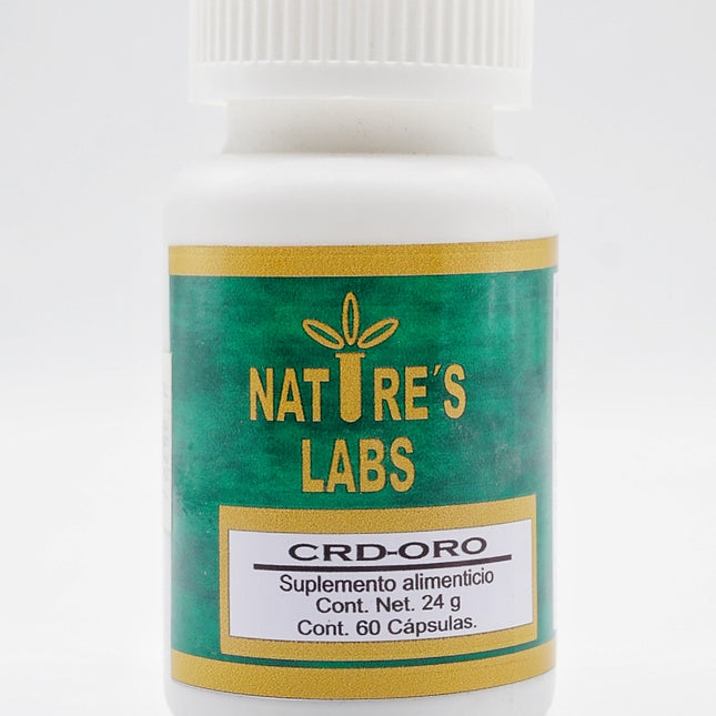 Nature's Labs CRD-ORO - Suplemento con Cardo Mariano y Diente de León | 60 Cápsulas de 400 mg