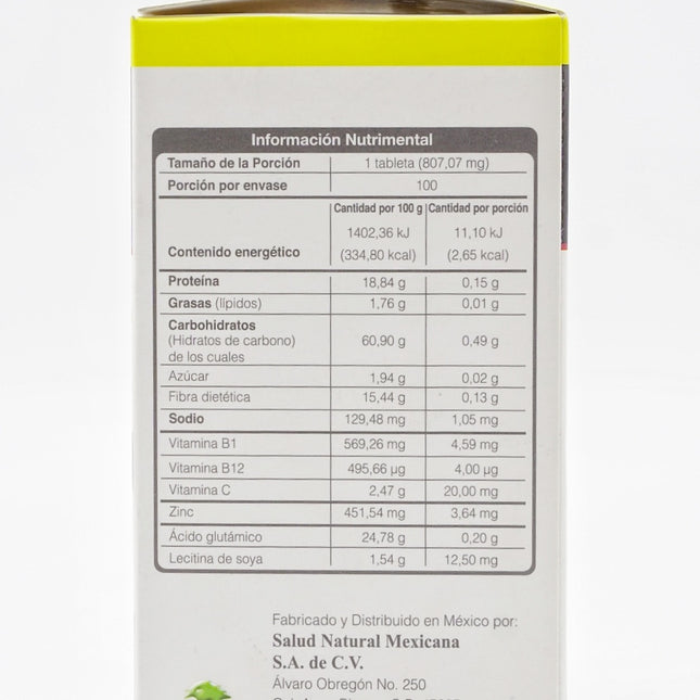AcriKroll - Suplemento Alimenticio con Ácido Glutámico y Tiamina (Vitamina B1) - 100 Tabletas de 807 mg