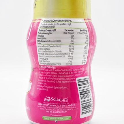 Belacaps CoQ-10 + Colágeno | Suplemento Alimenticio con Coenzima Q10 y Colágeno Hidrolizado - 90 Cápsulas de 500 mg